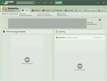 Tablet Screenshot of numerico.deviantart.com