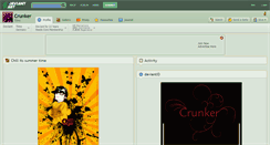 Desktop Screenshot of crunker.deviantart.com