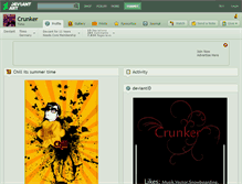 Tablet Screenshot of crunker.deviantart.com