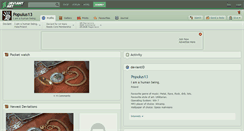 Desktop Screenshot of populus13.deviantart.com
