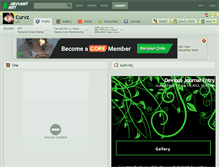 Tablet Screenshot of curvz.deviantart.com