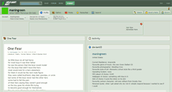 Desktop Screenshot of maningreen.deviantart.com