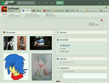 Tablet Screenshot of griffica69.deviantart.com