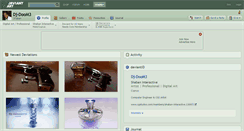 Desktop Screenshot of dj-doom3.deviantart.com