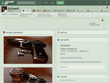 Tablet Screenshot of dj-doom3.deviantart.com