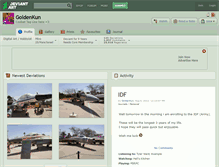 Tablet Screenshot of goldenkun.deviantart.com