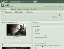 Tablet Screenshot of lam851.deviantart.com