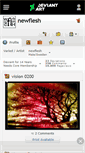 Mobile Screenshot of newflesh.deviantart.com