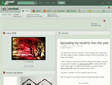 Tablet Screenshot of newflesh.deviantart.com