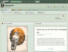 Tablet Screenshot of oodreysmart.deviantart.com