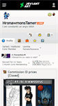Mobile Screenshot of hronawmonstamer.deviantart.com