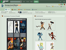 Tablet Screenshot of hronawmonstamer.deviantart.com