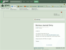 Tablet Screenshot of grixarz.deviantart.com