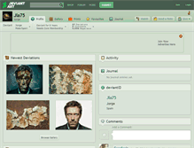 Tablet Screenshot of jla75.deviantart.com