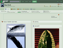 Tablet Screenshot of baq-stock.deviantart.com