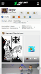 Mobile Screenshot of ghj3r.deviantart.com