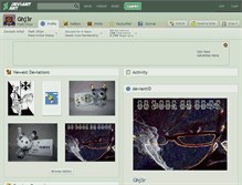 Tablet Screenshot of ghj3r.deviantart.com