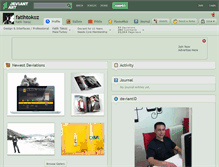 Tablet Screenshot of fatihtokoz.deviantart.com