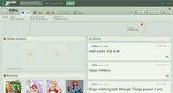 Desktop Screenshot of fatlina.deviantart.com