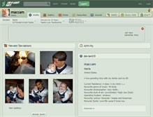 Tablet Screenshot of maccam.deviantart.com