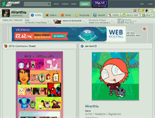 Tablet Screenshot of miranthia.deviantart.com