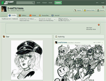 Tablet Screenshot of d-matsuyama.deviantart.com