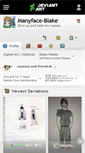 Mobile Screenshot of manyface-blake.deviantart.com