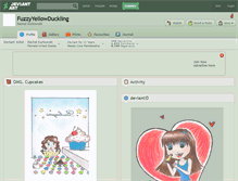 Tablet Screenshot of fuzzyyellowduckling.deviantart.com