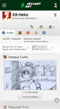 Mobile Screenshot of kit-neko.deviantart.com