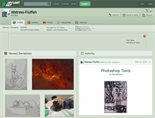 Tablet Screenshot of mistress-fluffeh.deviantart.com