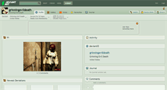 Desktop Screenshot of grinningevildeath.deviantart.com