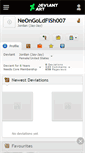 Mobile Screenshot of neongoldfish007.deviantart.com