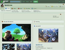 Tablet Screenshot of danielcross.deviantart.com