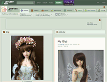 Tablet Screenshot of lyna-san.deviantart.com