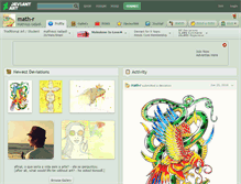 Tablet Screenshot of math-r.deviantart.com