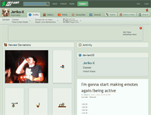 Tablet Screenshot of jeriko-x.deviantart.com