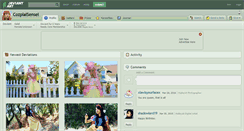 Desktop Screenshot of cozplaisensei.deviantart.com