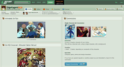 Desktop Screenshot of edgekagami.deviantart.com