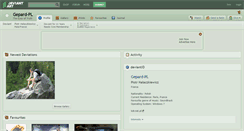Desktop Screenshot of gepard-pl.deviantart.com