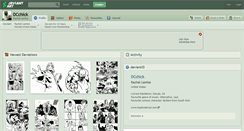 Desktop Screenshot of dcchick.deviantart.com