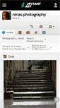 Mobile Screenshot of ninas-photography.deviantart.com