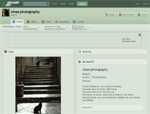 Tablet Screenshot of ninas-photography.deviantart.com
