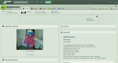 Desktop Screenshot of deadintentions.deviantart.com
