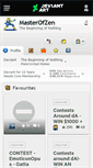 Mobile Screenshot of masterofzen.deviantart.com