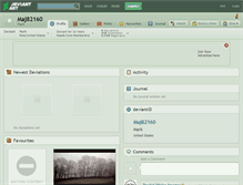 Tablet Screenshot of maj82160.deviantart.com