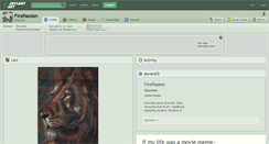 Desktop Screenshot of firepassion.deviantart.com