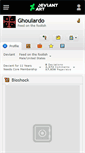 Mobile Screenshot of ghoulardo.deviantart.com