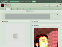 Tablet Screenshot of ghoulardo.deviantart.com