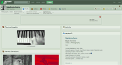 Desktop Screenshot of blacknowhere.deviantart.com