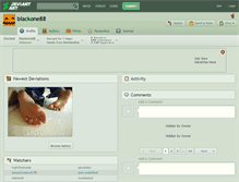 Tablet Screenshot of blackone88.deviantart.com